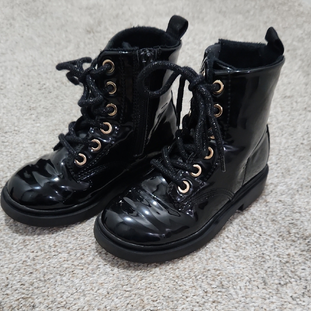 Girl's H&M Lace-Up Boots